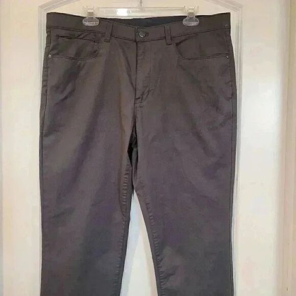 English Laundry Men's Charcoal Grey Cotton/Nylon/Spandex Pants - Picture 8 of 15